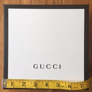 AUTHENTIC GUCCI EMPTY BOX 7.5 X 7.5 inches